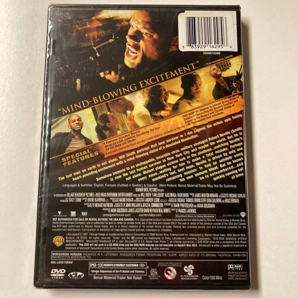 I Am Legend Widescreen Edition DVD New Sealed - Picture 2 of 5